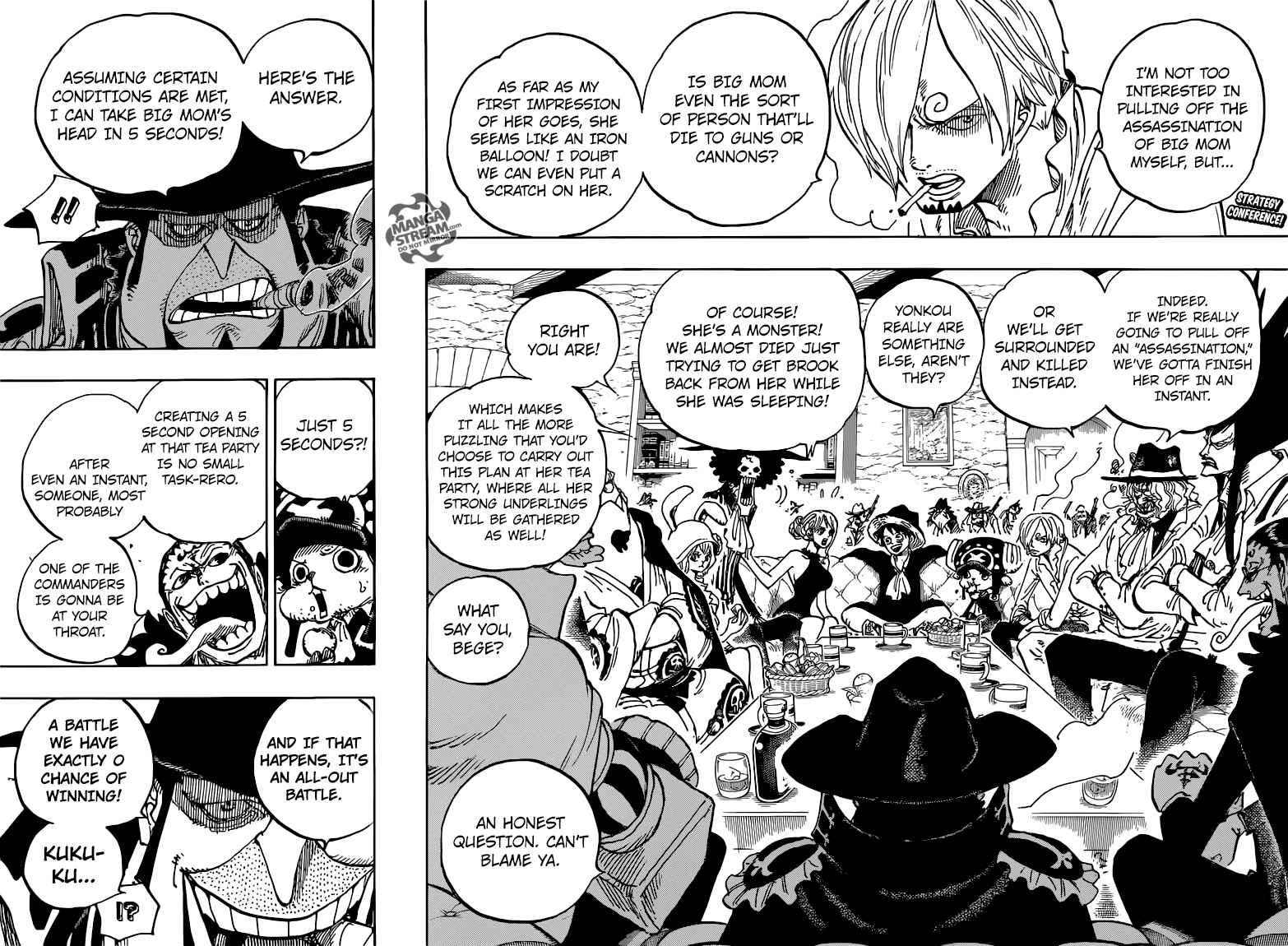 One Piece Manga Chapter 859 page 2 - Emperor Assassination Plan