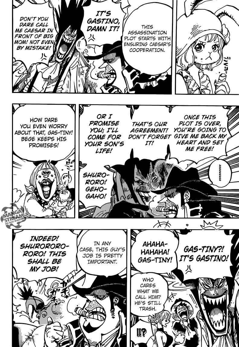 One Piece Manga Chapter 859 page 3 - Emperor Assassination Plan