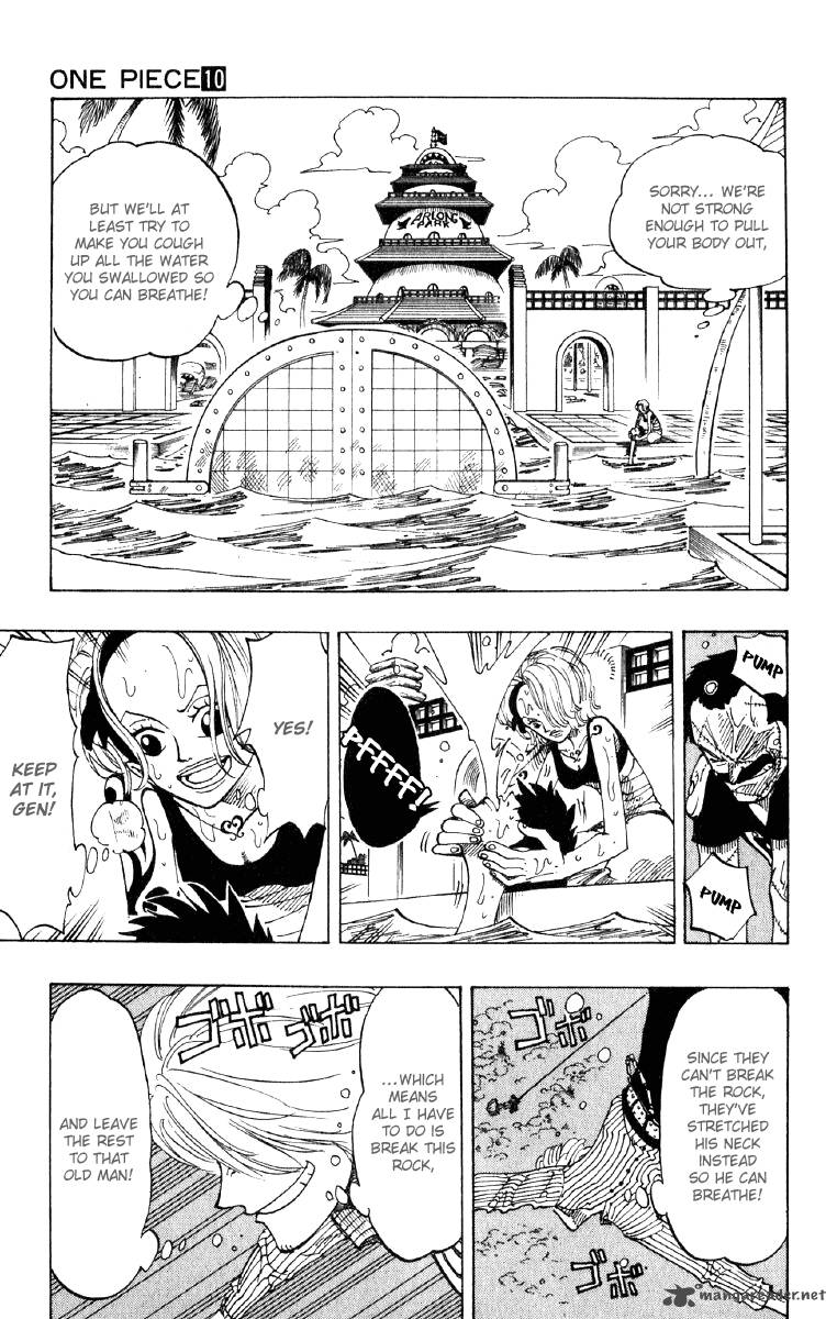 One Piece Manga Chapter 86 page 10 - Chivalry vs. Fish-Man Karate