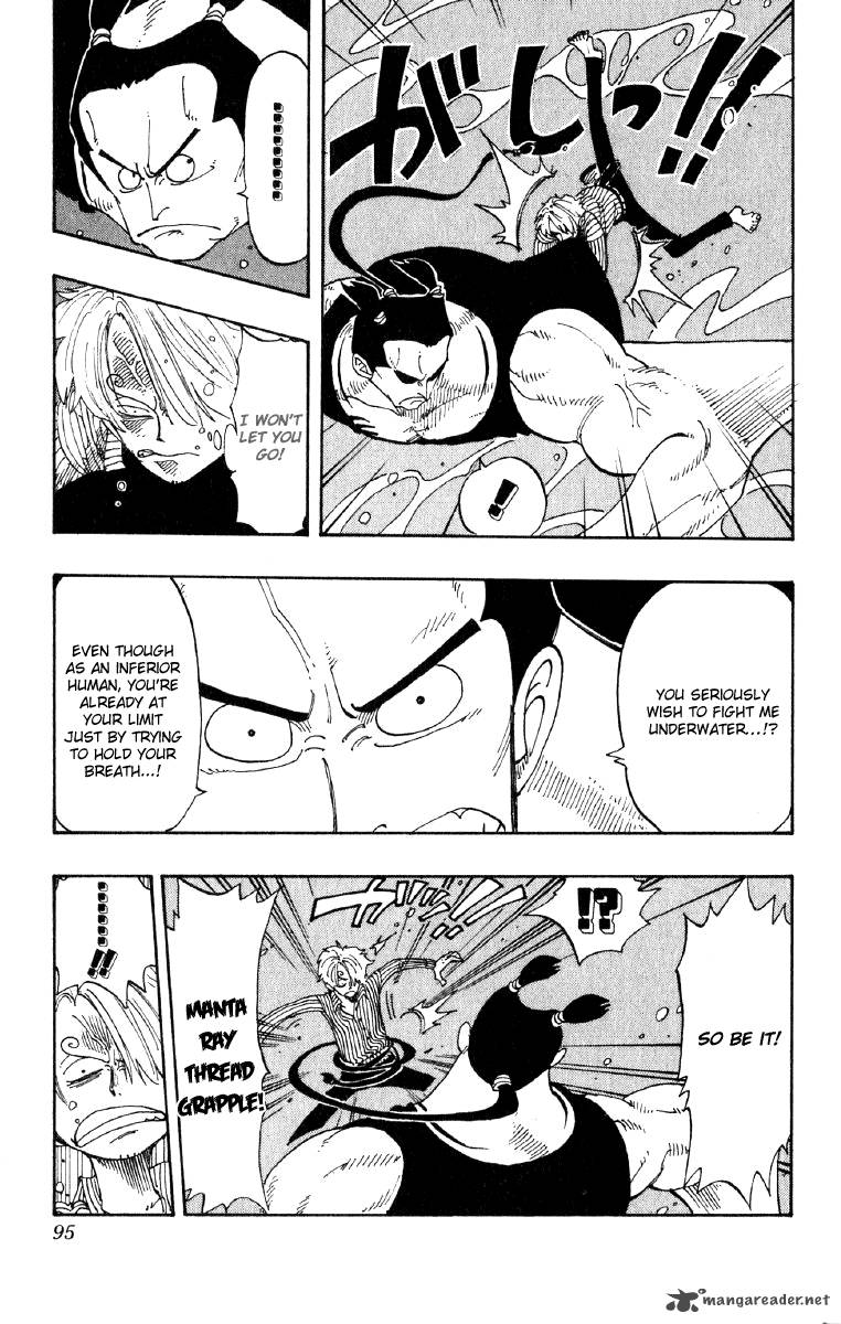 One Piece Manga Chapter 86 page 12 - Chivalry vs. Fish-Man Karate