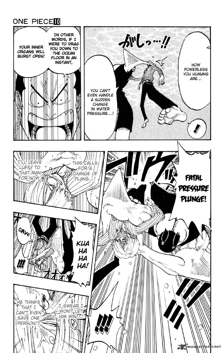 One Piece Manga Chapter 86 page 18 - Chivalry vs. Fish-Man Karate