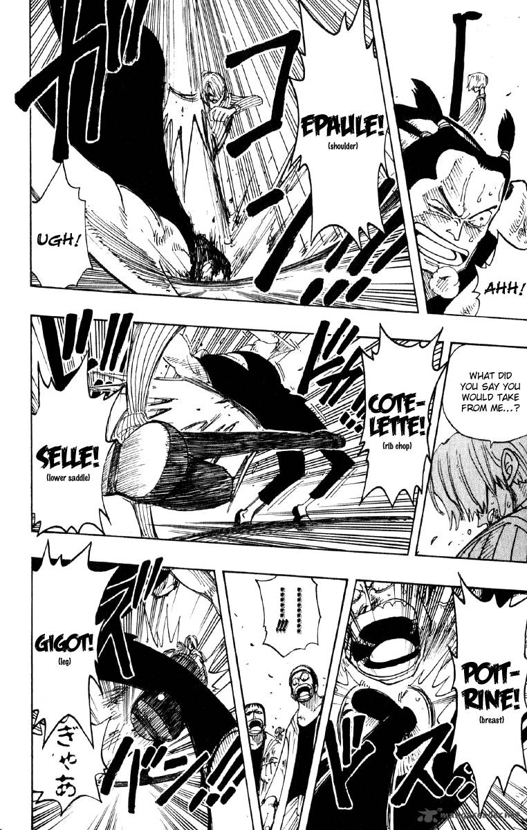 One Piece Manga Chapter 86 page 23 - Chivalry vs. Fish-Man Karate