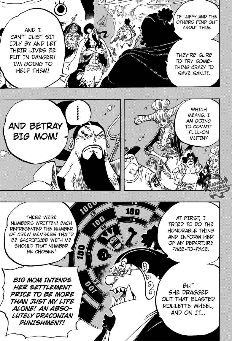 One Piece Manga Chapter 860 page 3 - 10:00 Opening of the Banquet