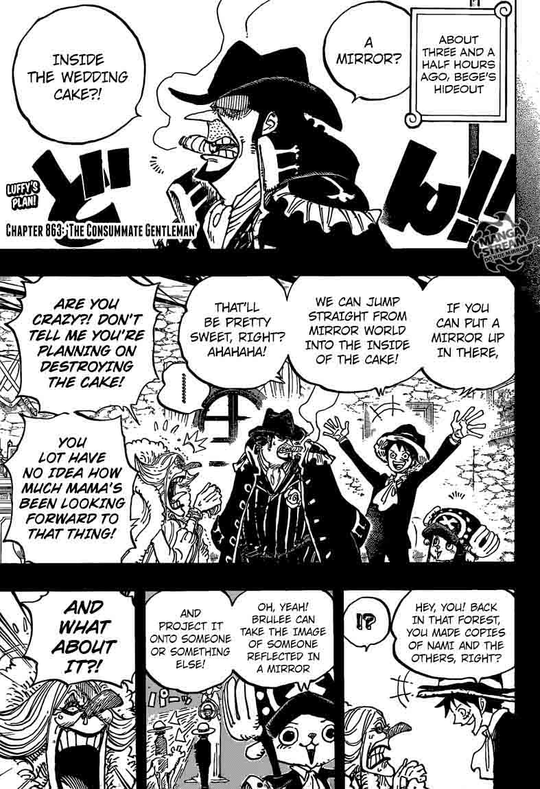 One Piece Manga Chapter 863 page 4 - The Honorable