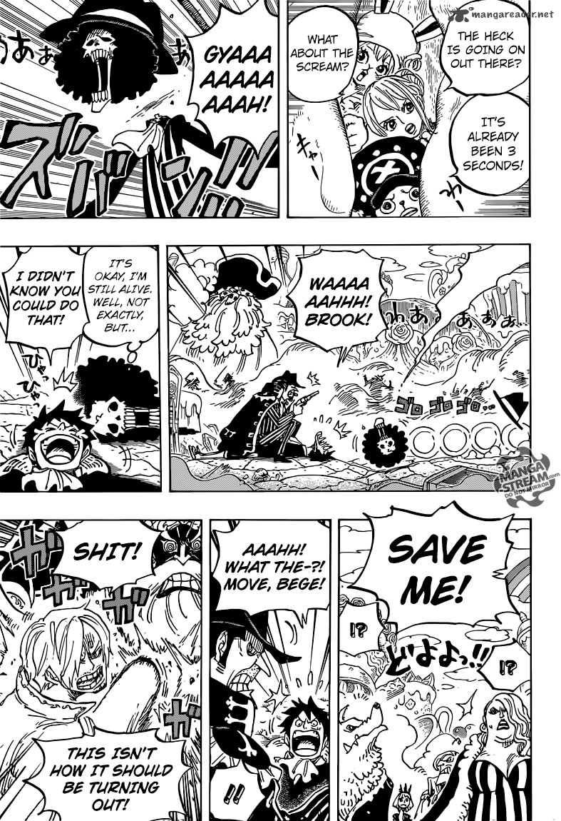 One Piece Manga Chapter 864 page 11 - The Vinsmoke Massacre Plot