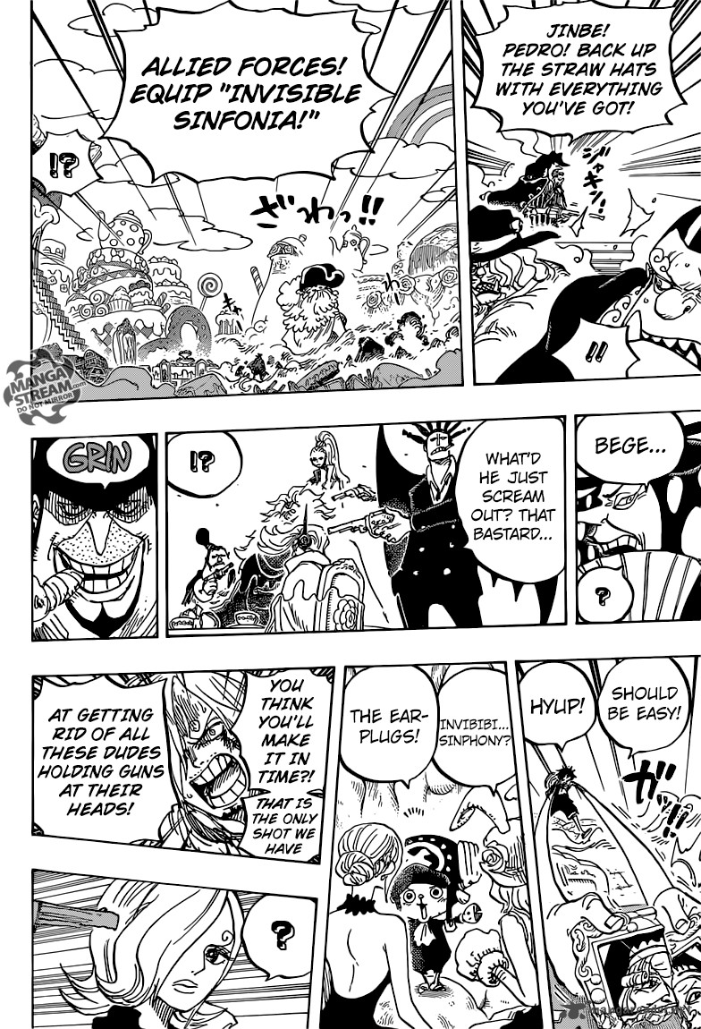One Piece Manga Chapter 864 page 15 - The Vinsmoke Massacre Plot
