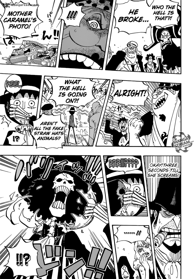 One Piece Manga Chapter 864 page 3 - The Vinsmoke Massacre Plot