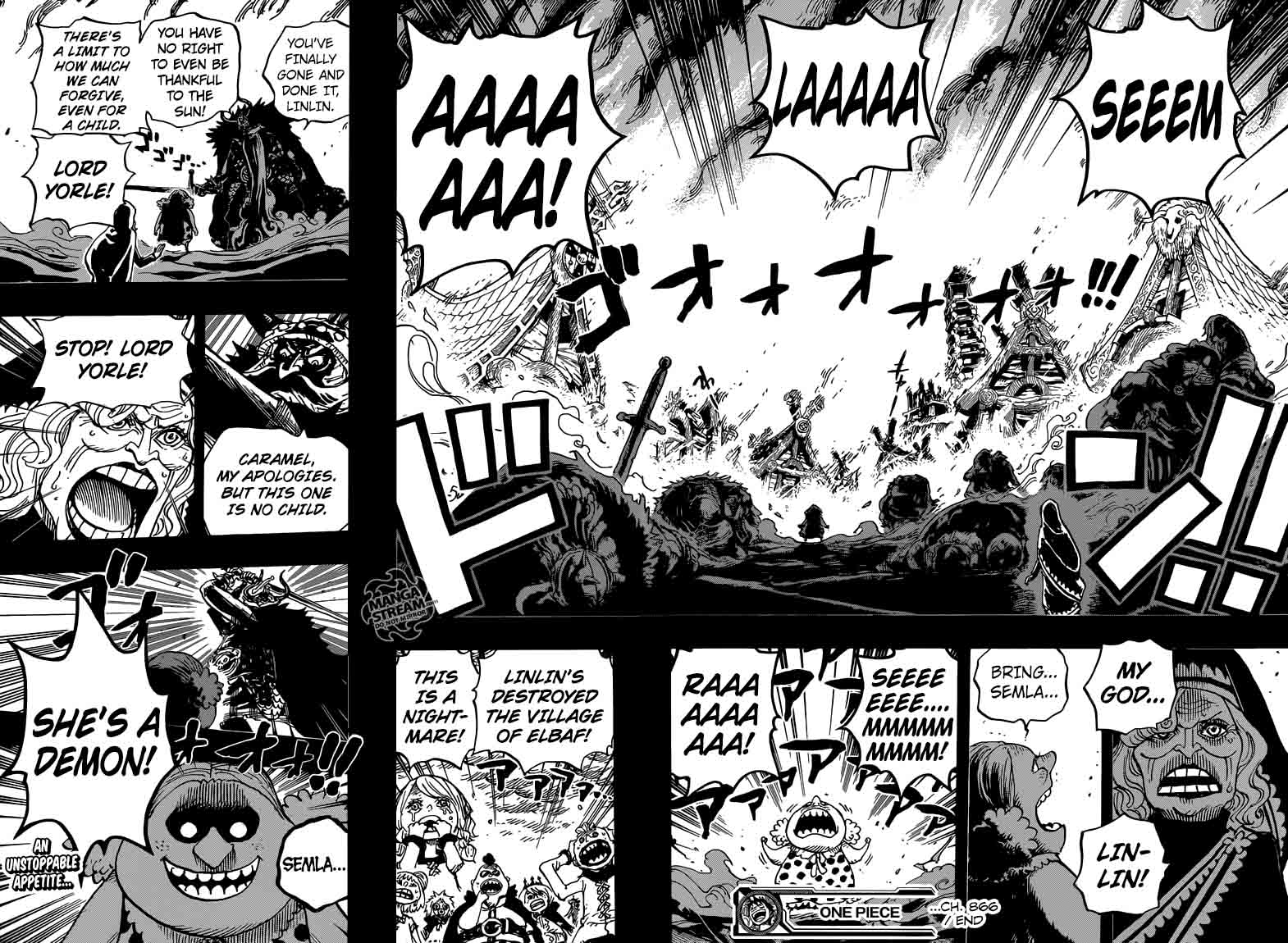 One Piece Manga Chapter 866 page 15 - Natural Born Destroyer