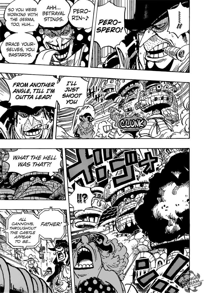 One Piece Manga Chapter 869 page 13 - Under Siege