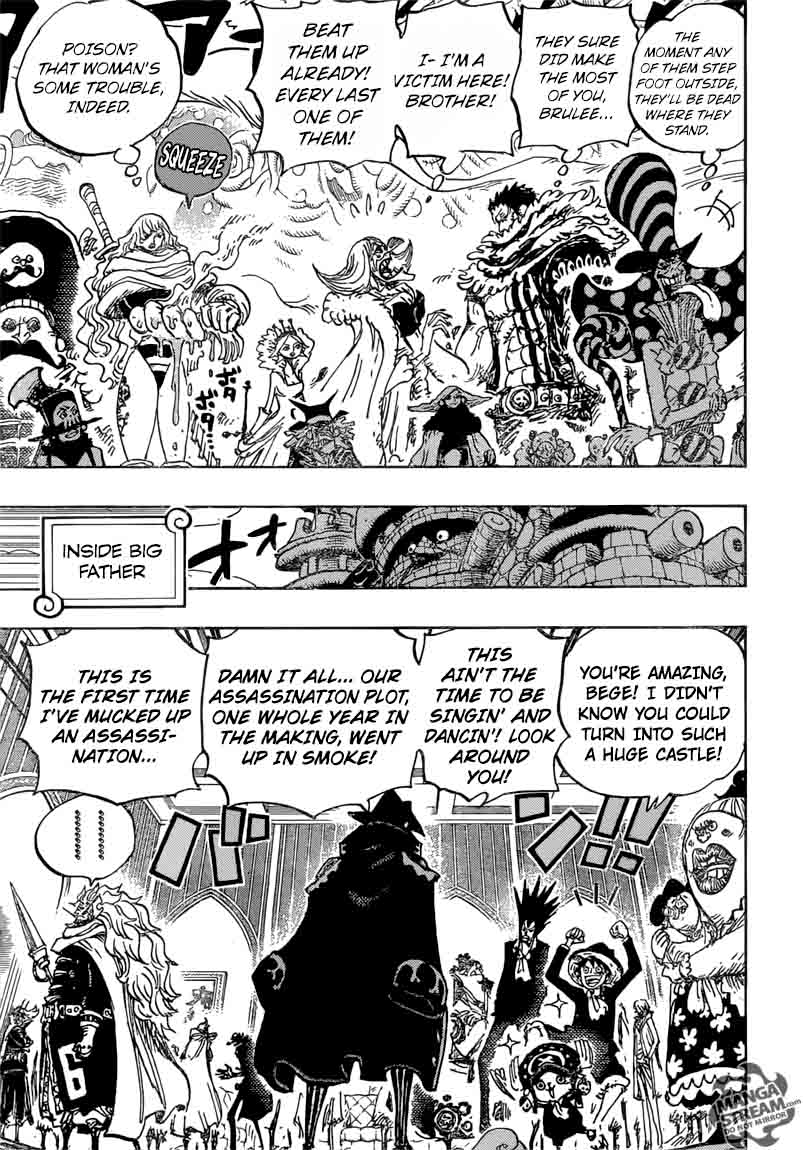 One Piece Manga Chapter 869 page 15 - Under Siege