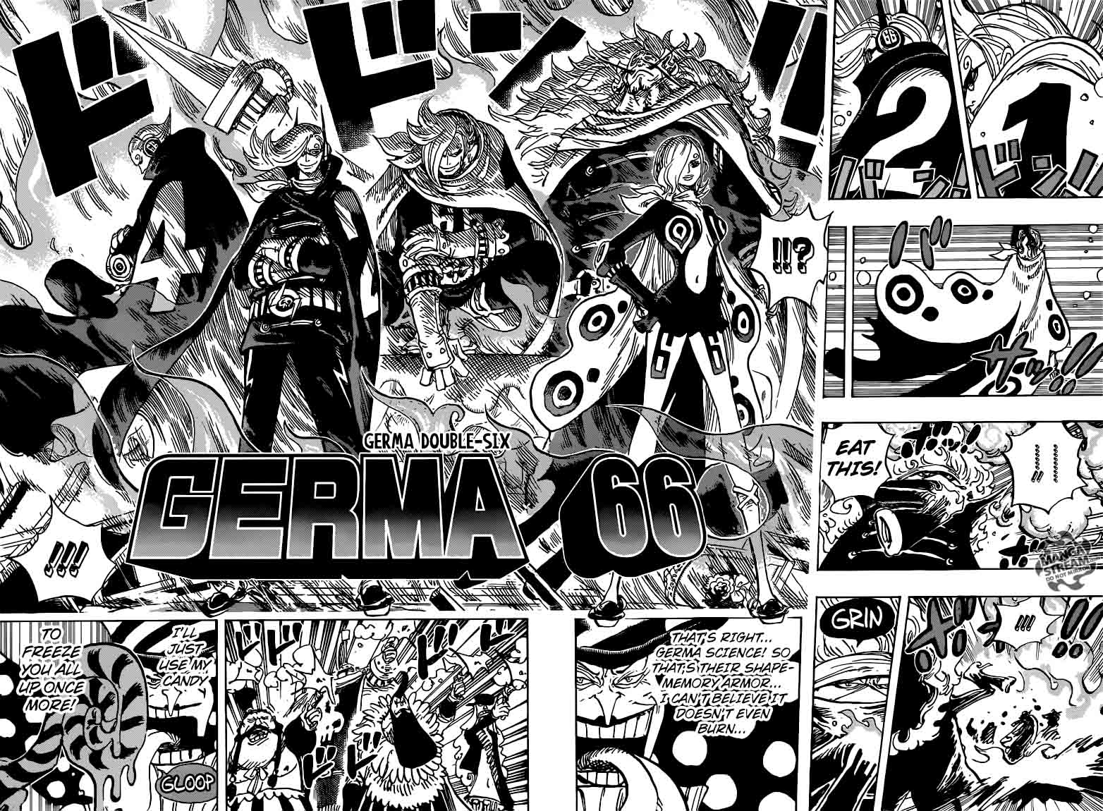One Piece Manga Chapter 869 page 8 - Under Siege