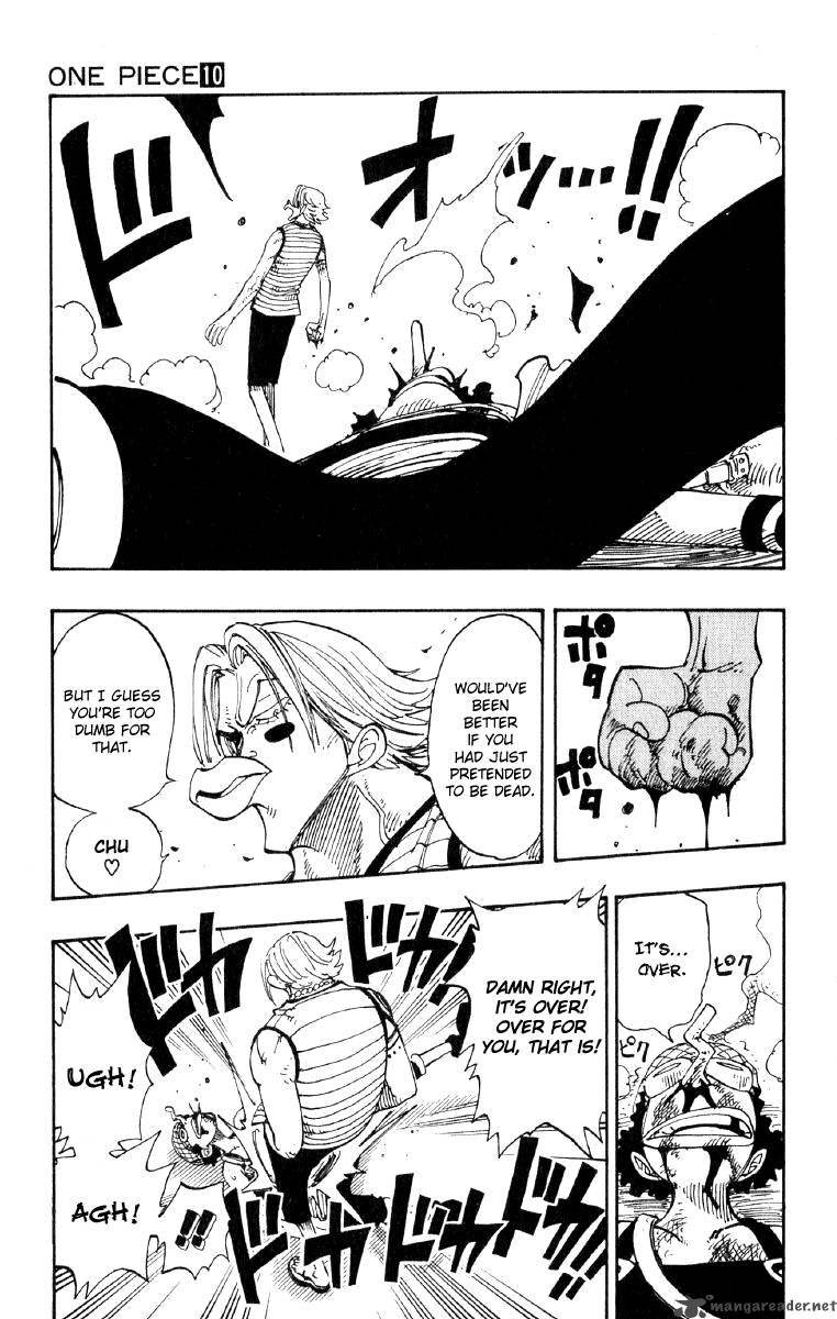 One Piece Manga Chapter 87 page 13 - It's Over!!