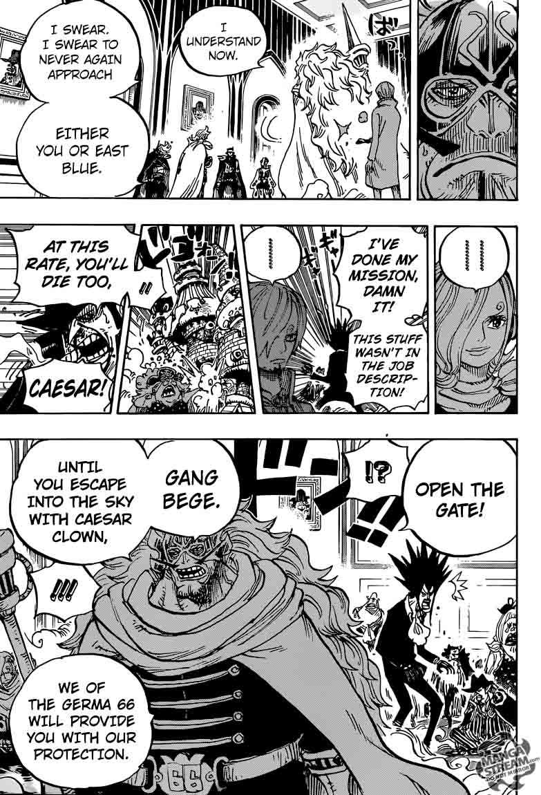 One Piece Manga Chapter 870 page 11 - Parting