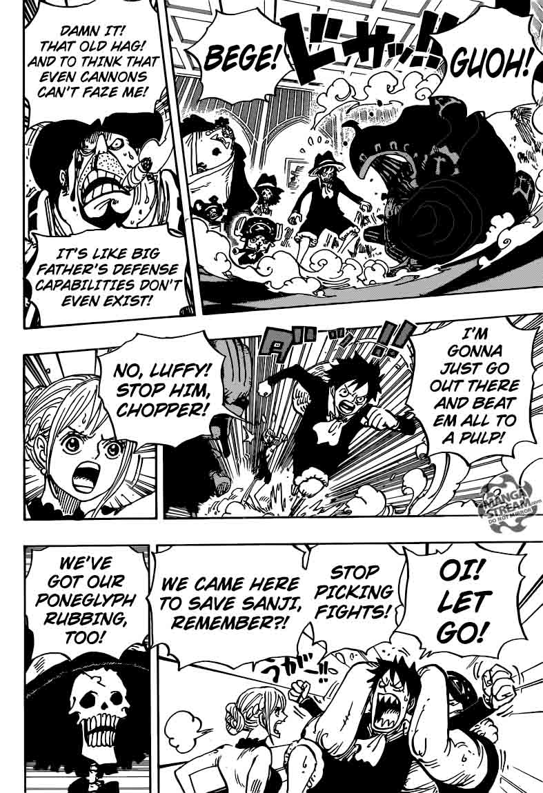 One Piece Manga Chapter 870 page 4 - Parting