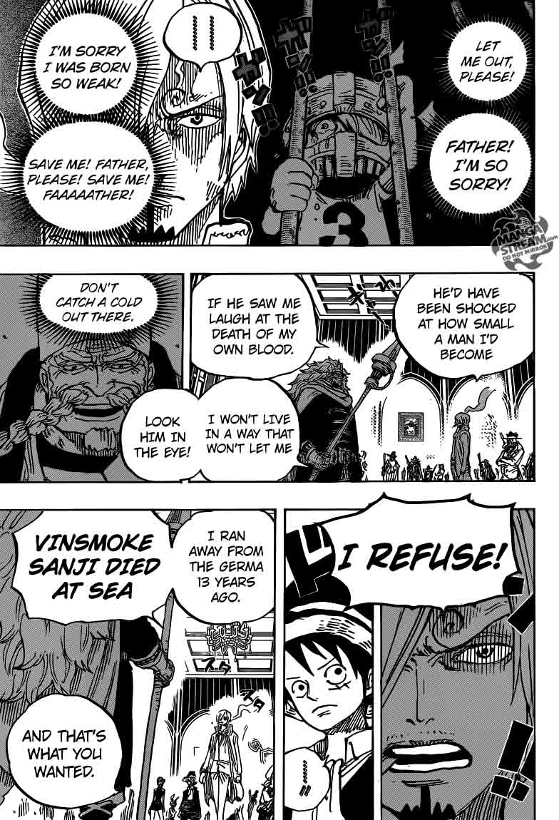One Piece Manga Chapter 870 page 9 - Parting