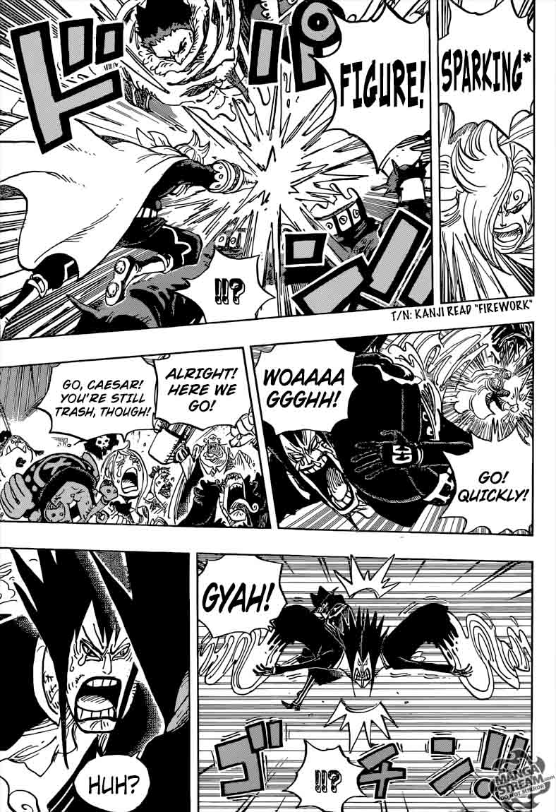 One Piece Manga Chapter 871 page 13 - You Can Do It, Caesar!!