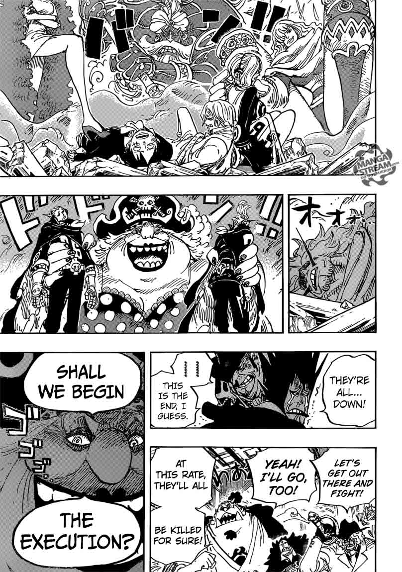 One Piece Manga Chapter 871 page 15 - You Can Do It, Caesar!!