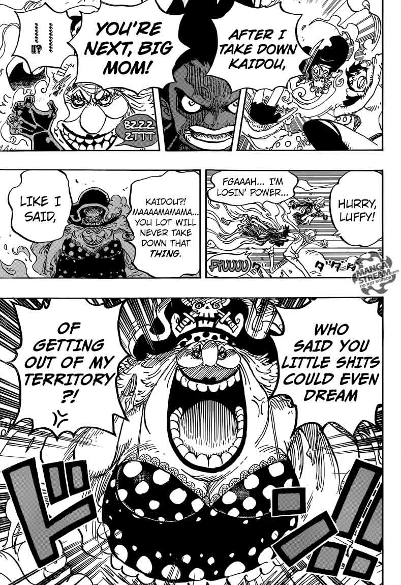One Piece Manga Chapter 871 page 9 - You Can Do It, Caesar!!