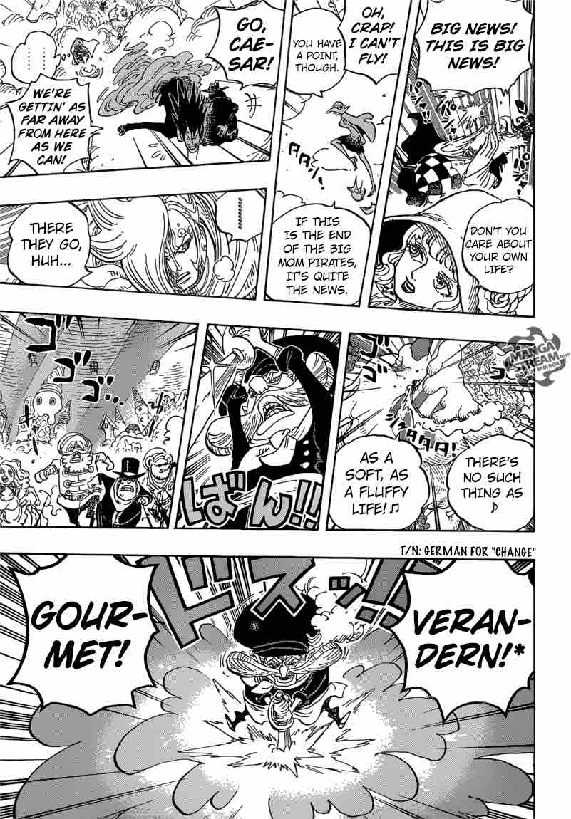 One Piece Manga Chapter 872 page 12 - Thick and Fluffy