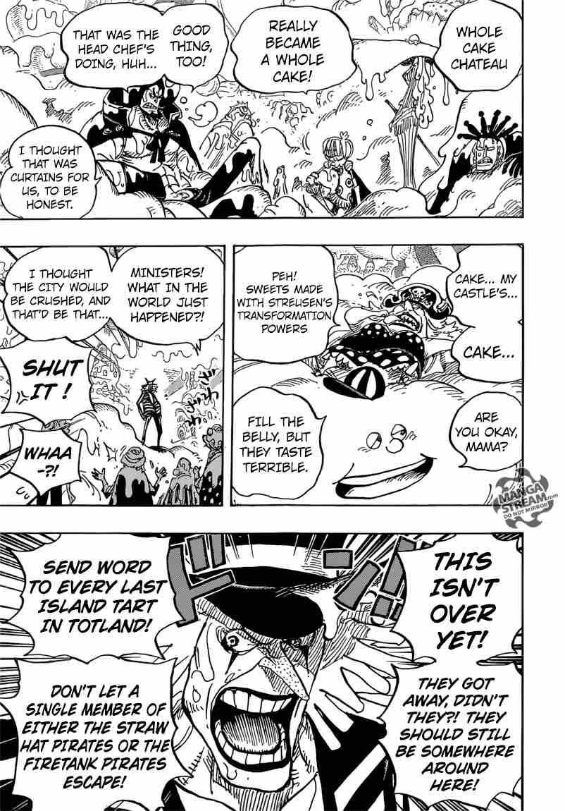 One Piece Manga Chapter 872 page 15 - Thick and Fluffy