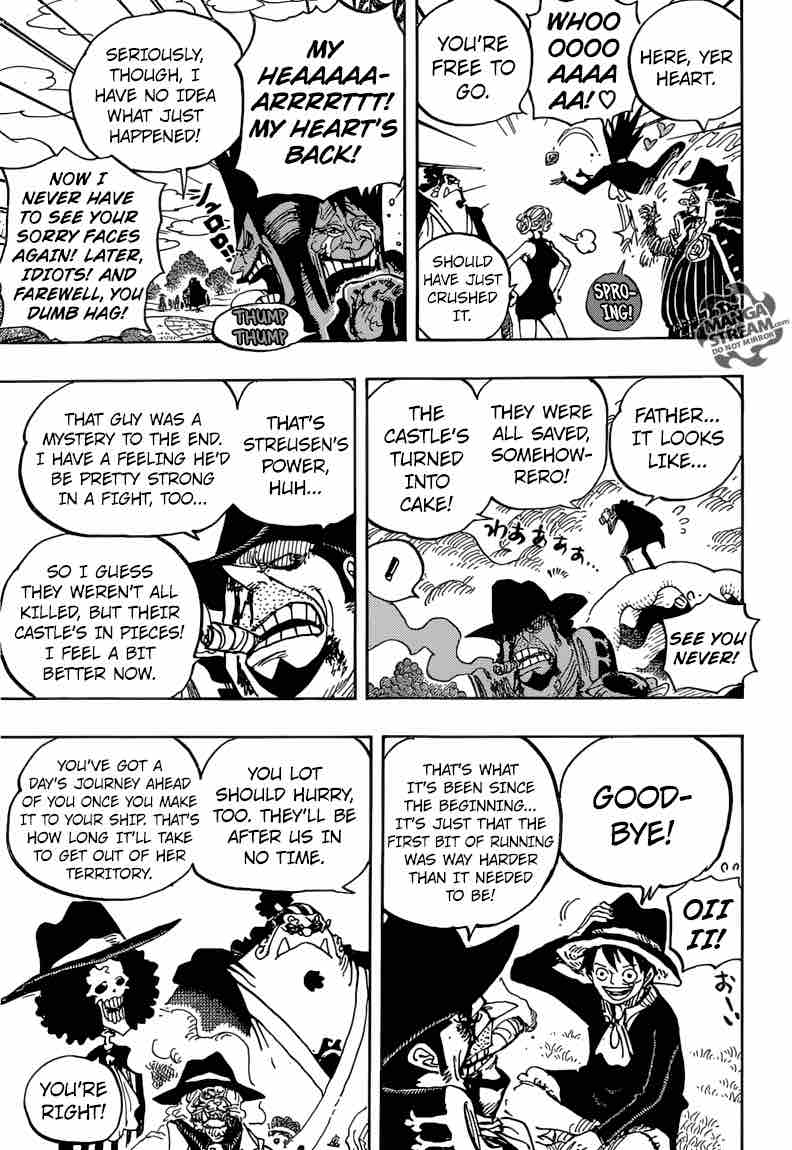 One Piece Manga Chapter 872 page 17 - Thick and Fluffy