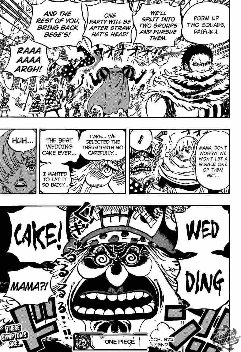 One Piece Manga Chapter 872 page 19 - Thick and Fluffy