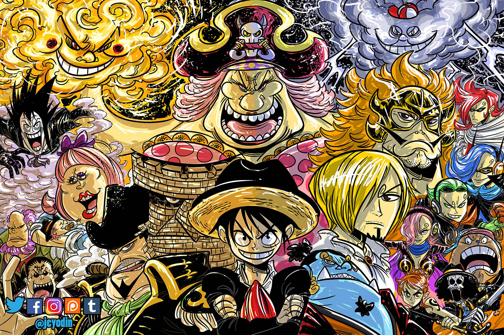 One Piece Manga Chapter 872 page 3 - Thick and Fluffy