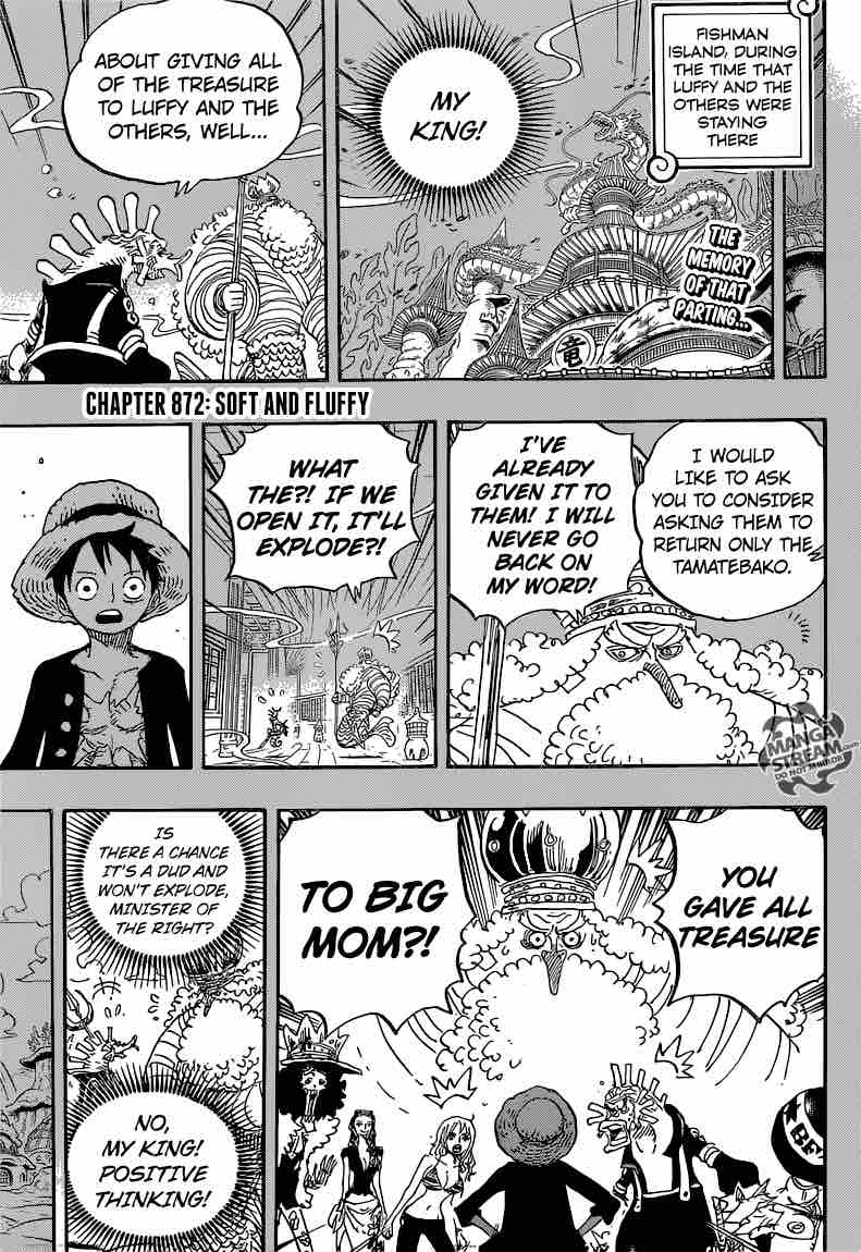 One Piece Manga Chapter 872 page 5 - Thick and Fluffy