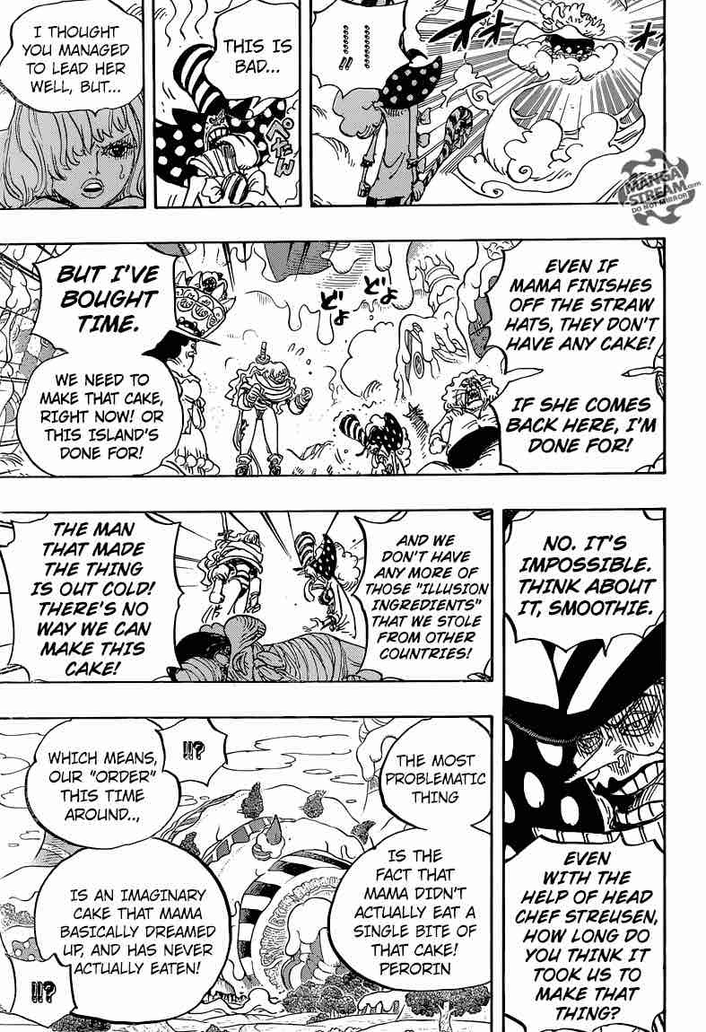 One Piece Manga Chapter 873 page 10 - Trapped Like Sweets in a Cage