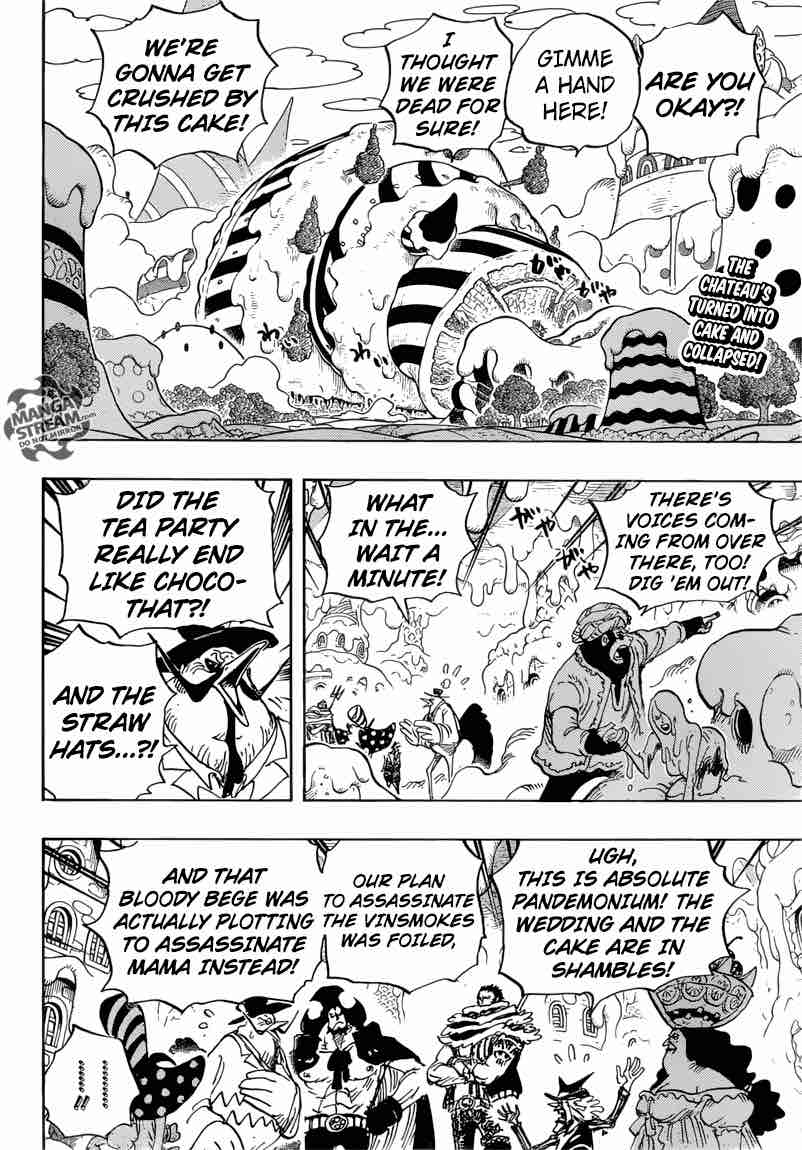 One Piece Manga Chapter 873 page 2 - Trapped Like Sweets in a Cage
