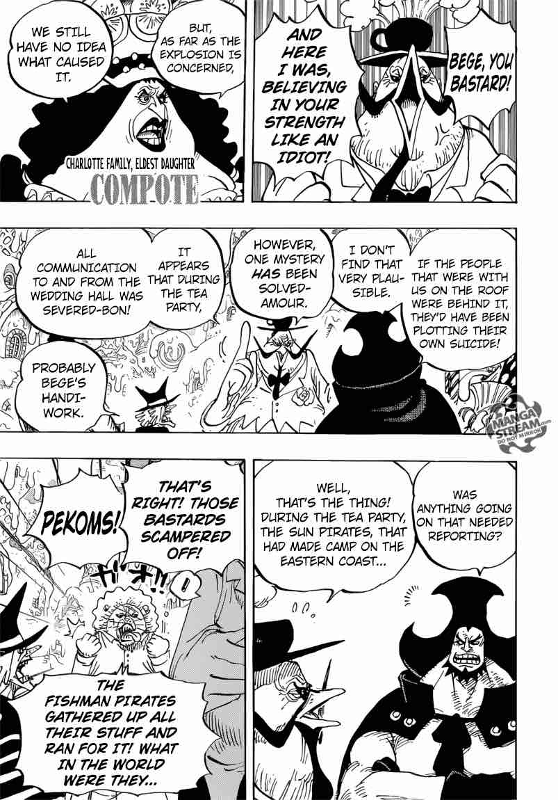 One Piece Manga Chapter 873 page 3 - Trapped Like Sweets in a Cage