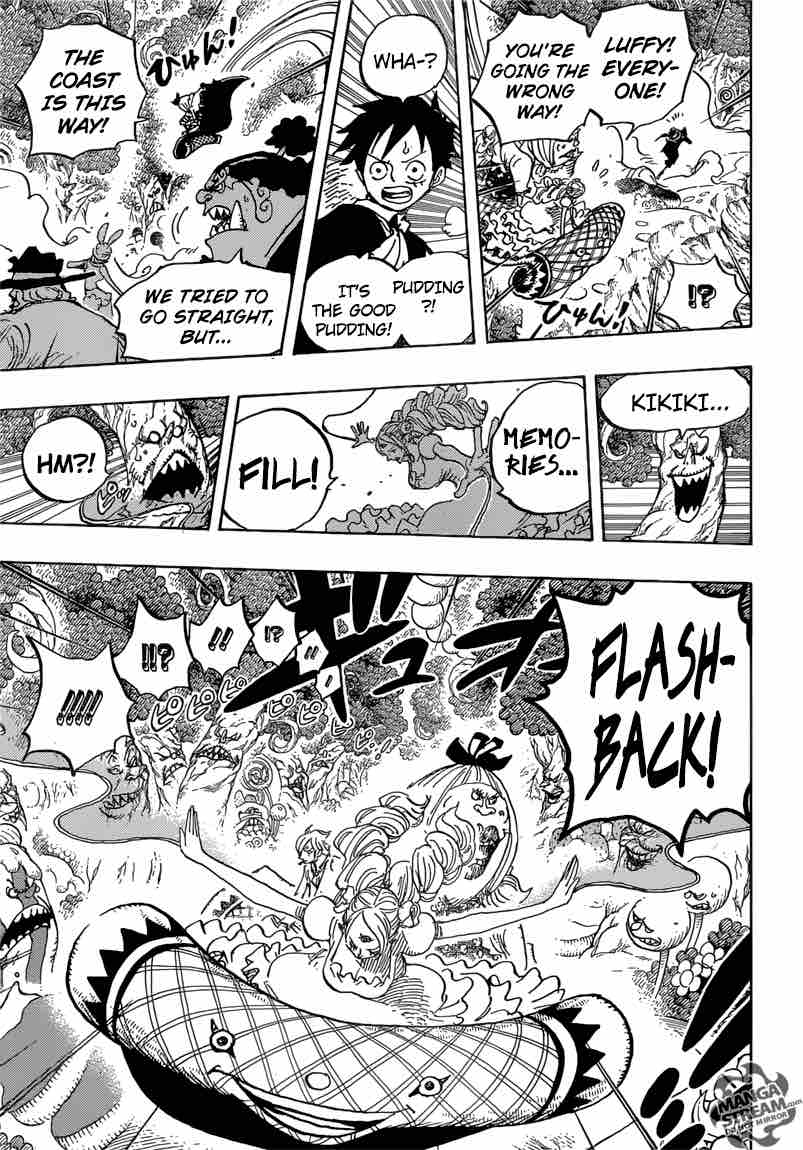 One Piece Manga Chapter 876 page 12 - Pudding Coincidentally Appears!!