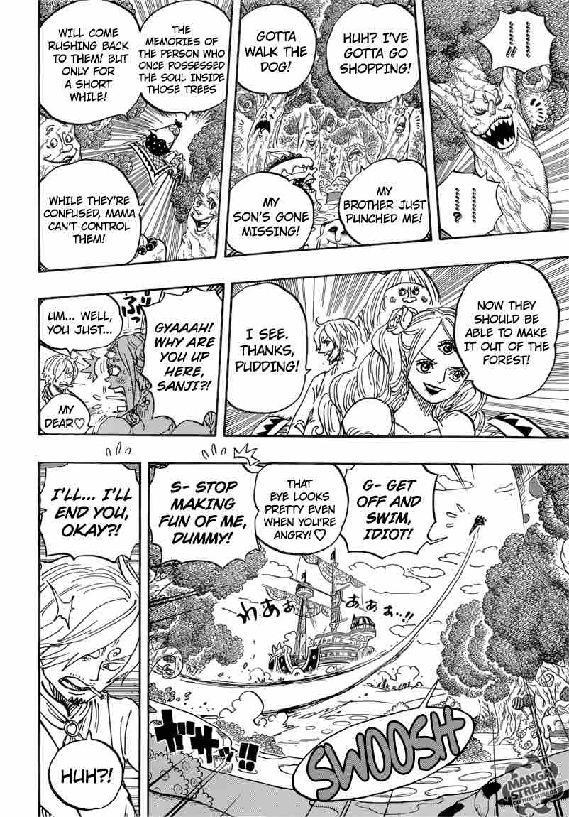 One Piece Manga Chapter 876 page 13 - Pudding Coincidentally Appears!!