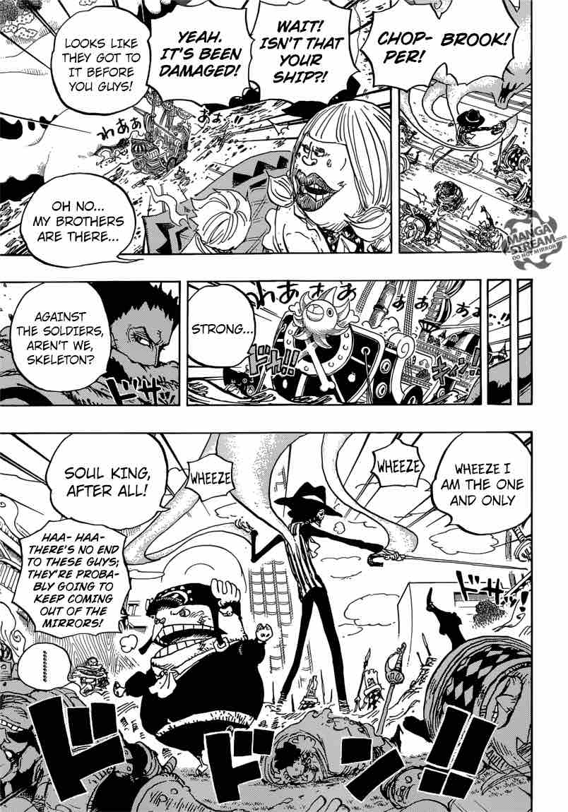 One Piece Manga Chapter 876 page 14 - Pudding Coincidentally Appears!!