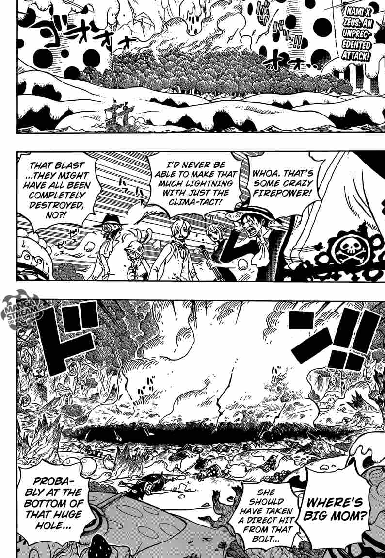 One Piece Manga Chapter 876 page 2 - Pudding Coincidentally Appears!!