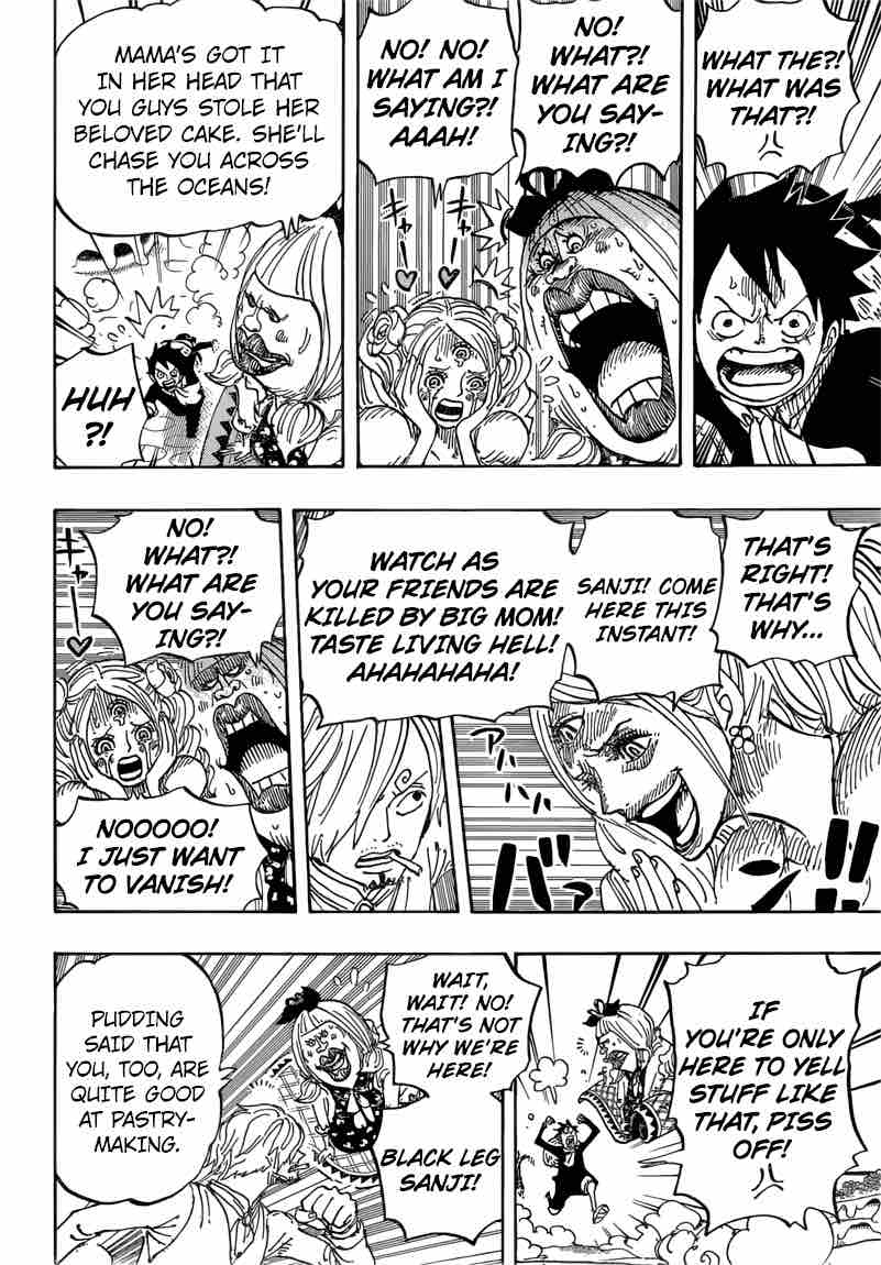 One Piece Manga Chapter 876 page 7 - Pudding Coincidentally Appears!!