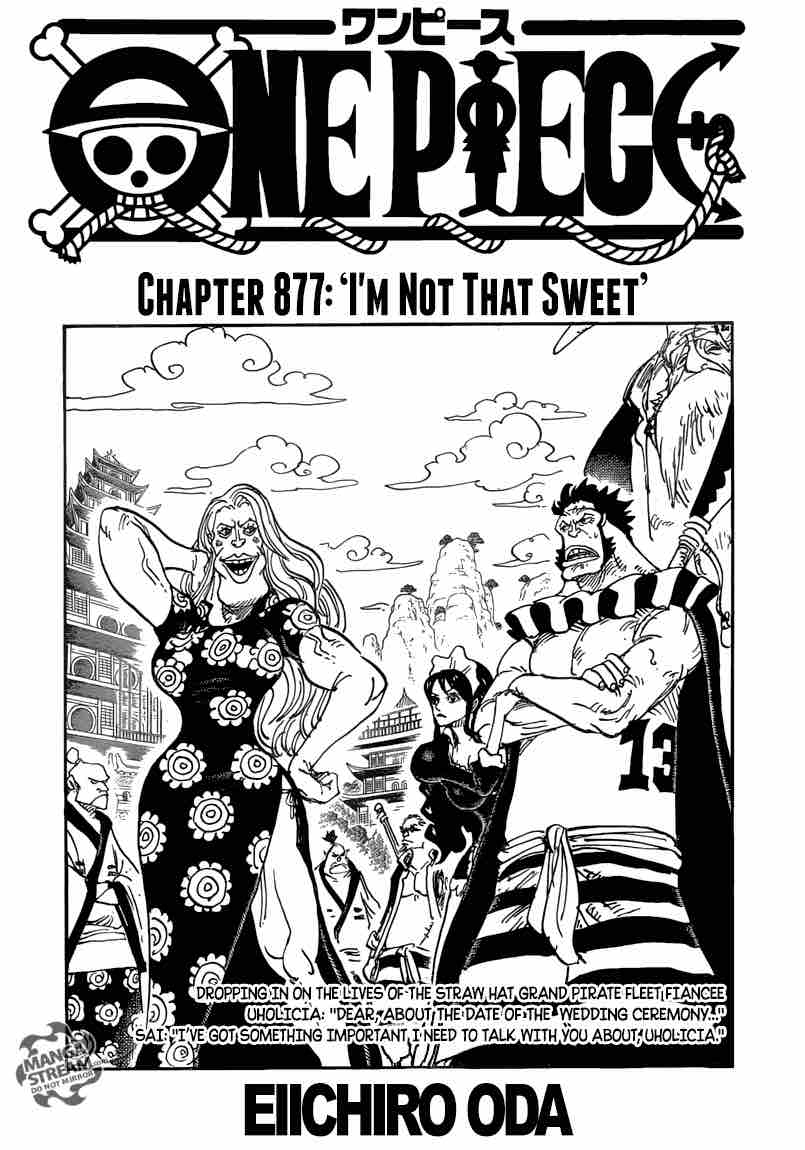One Piece Manga Chapter 877 page 1 - Not Sweet