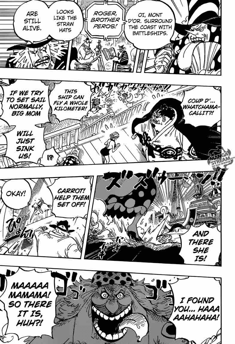One Piece Manga Chapter 877 page 12 - Not Sweet