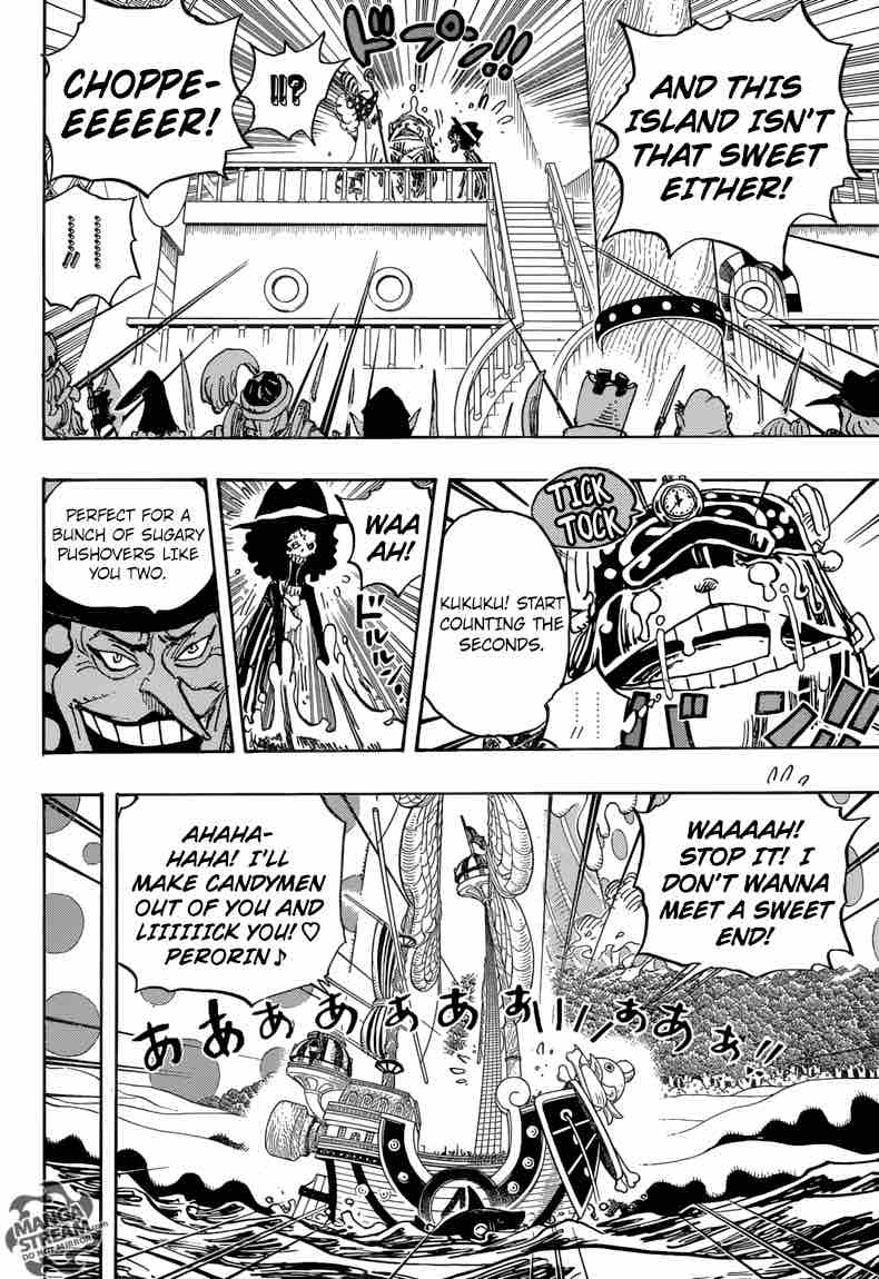 One Piece Manga Chapter 877 page 4 - Not Sweet