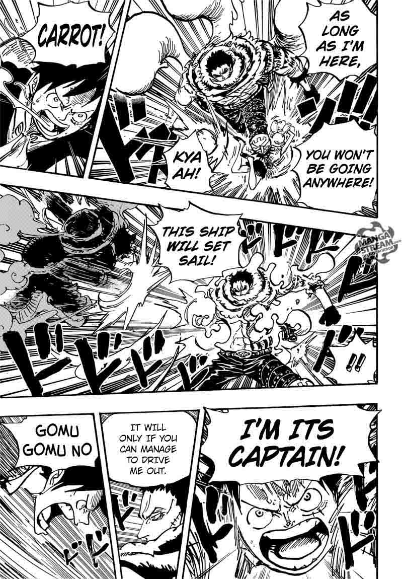 One Piece Manga Chapter 878 page 11 - Captain Pedro of the Mink Tribe Guardians