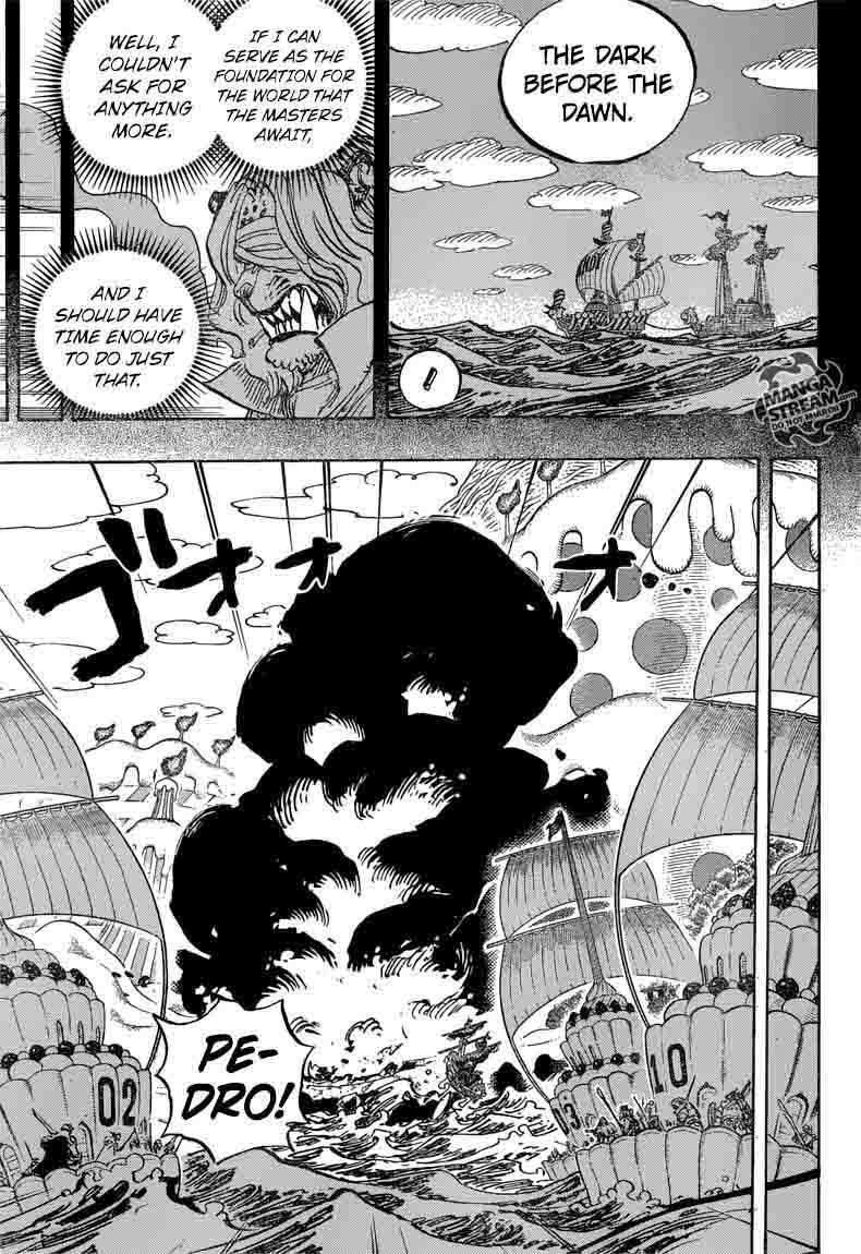 One Piece Manga Chapter 878 page 5 - Captain Pedro of the Mink Tribe Guardians