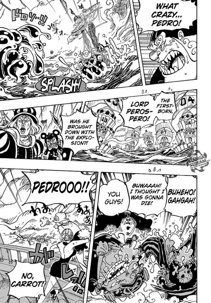 One Piece Manga Chapter 878 page 7 - Captain Pedro of the Mink Tribe Guardians