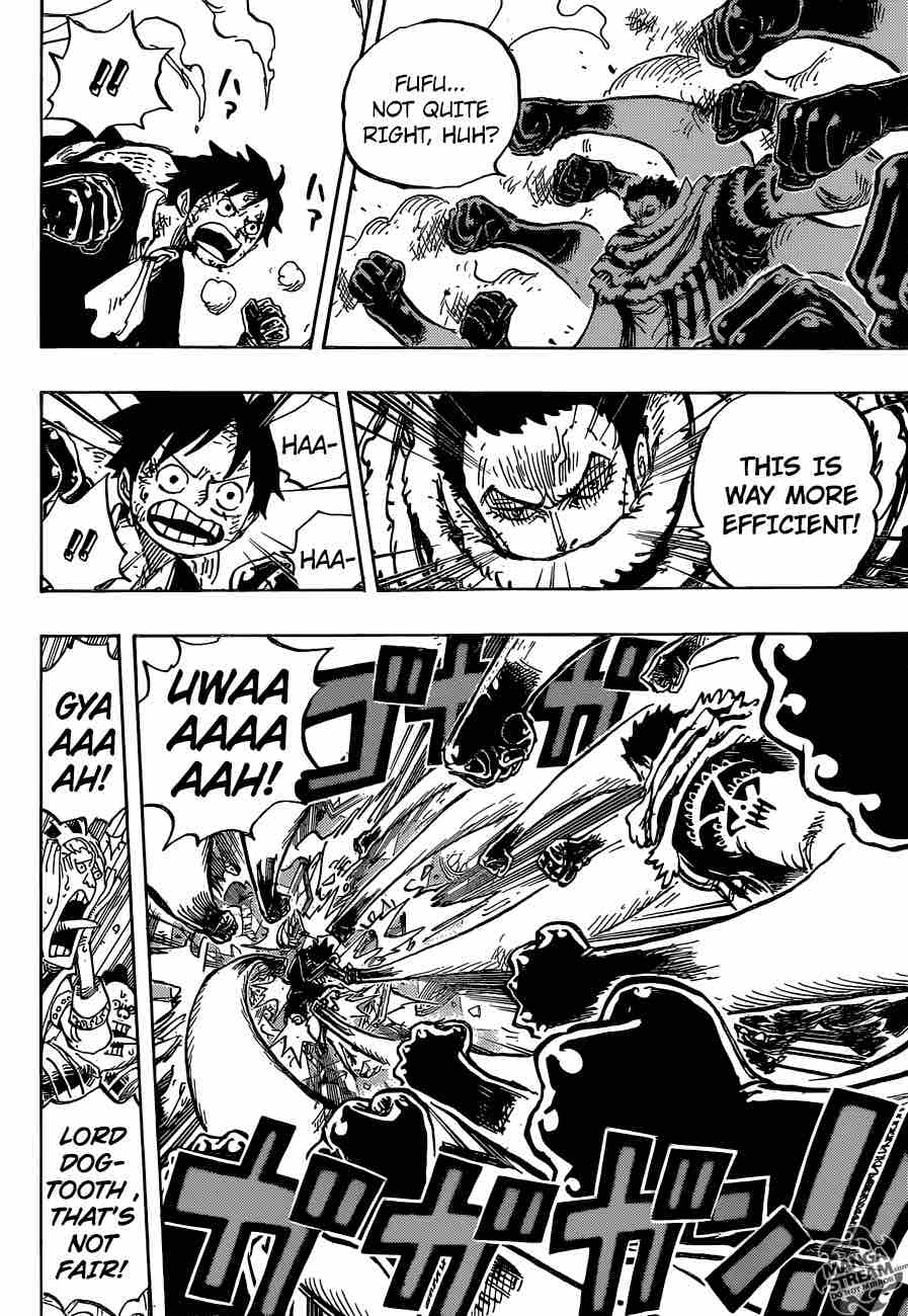 One Piece Manga Chapter 879 page 12 - One of Big Mom's "3 Sweet Commanders", Katakuri