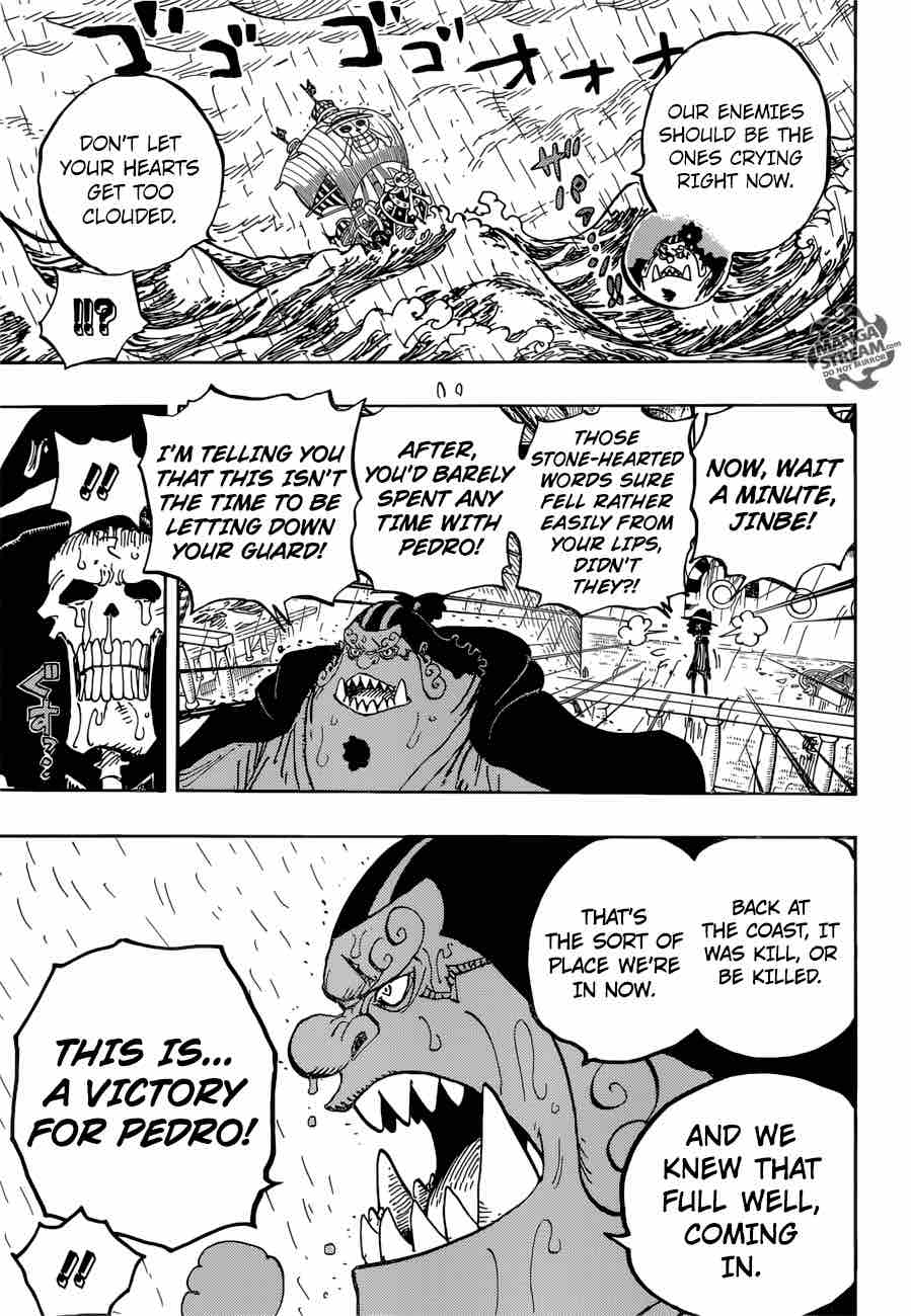 One Piece Manga Chapter 879 page 3 - One of Big Mom's "3 Sweet Commanders", Katakuri