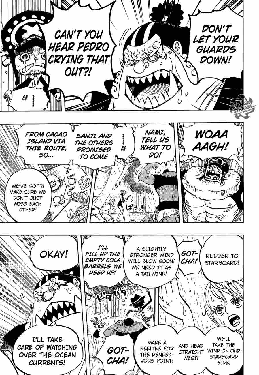One Piece Manga Chapter 879 page 5 - One of Big Mom's "3 Sweet Commanders", Katakuri