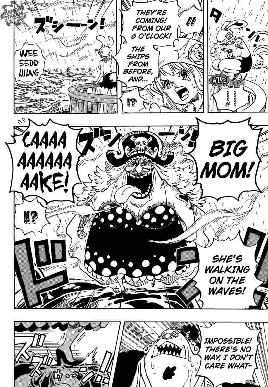 One Piece Manga Chapter 879 page 6 - One of Big Mom's "3 Sweet Commanders", Katakuri