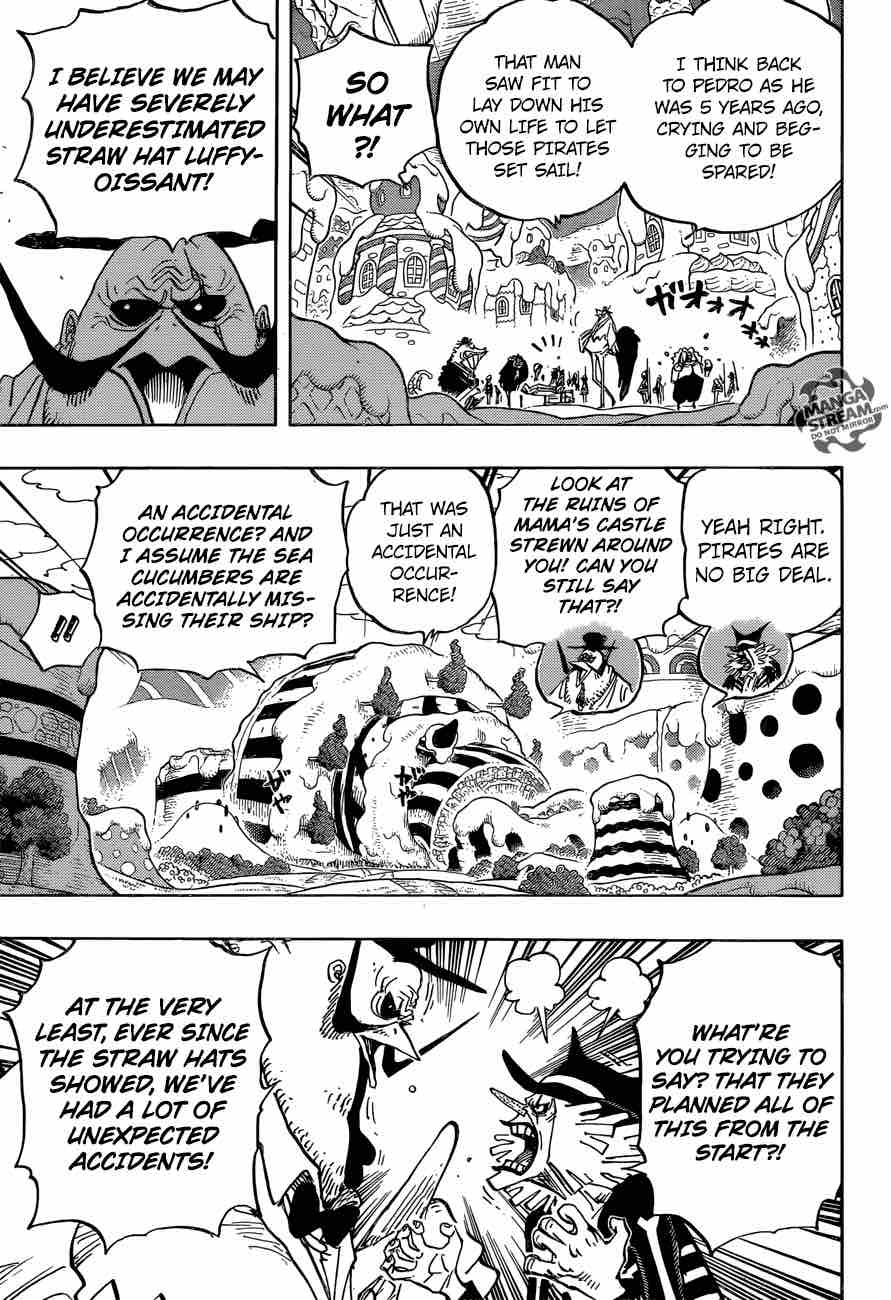 One Piece Manga Chapter 882 page 12 - Beyond the Emperor's Expectations