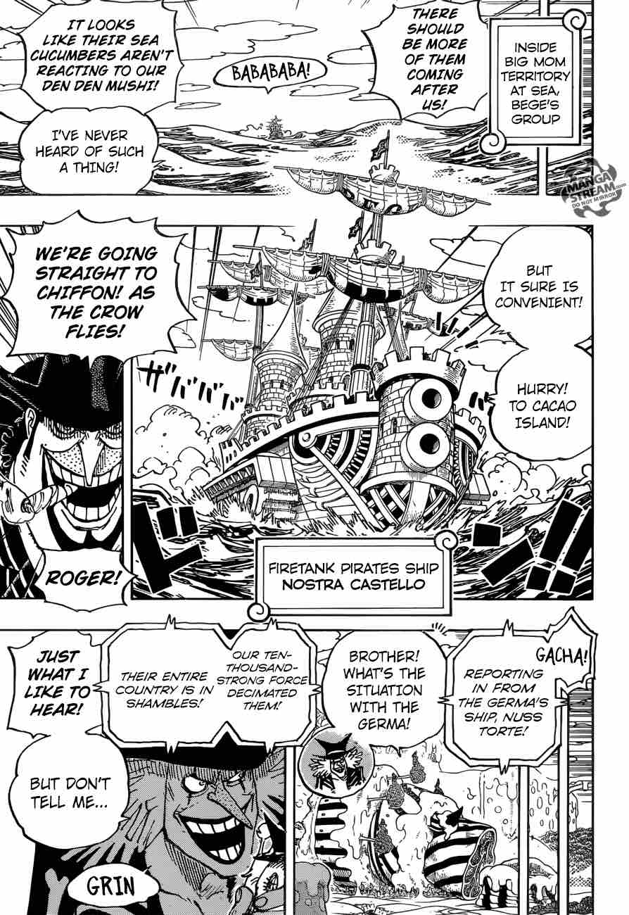 One Piece Manga Chapter 882 page 14 - Beyond the Emperor's Expectations