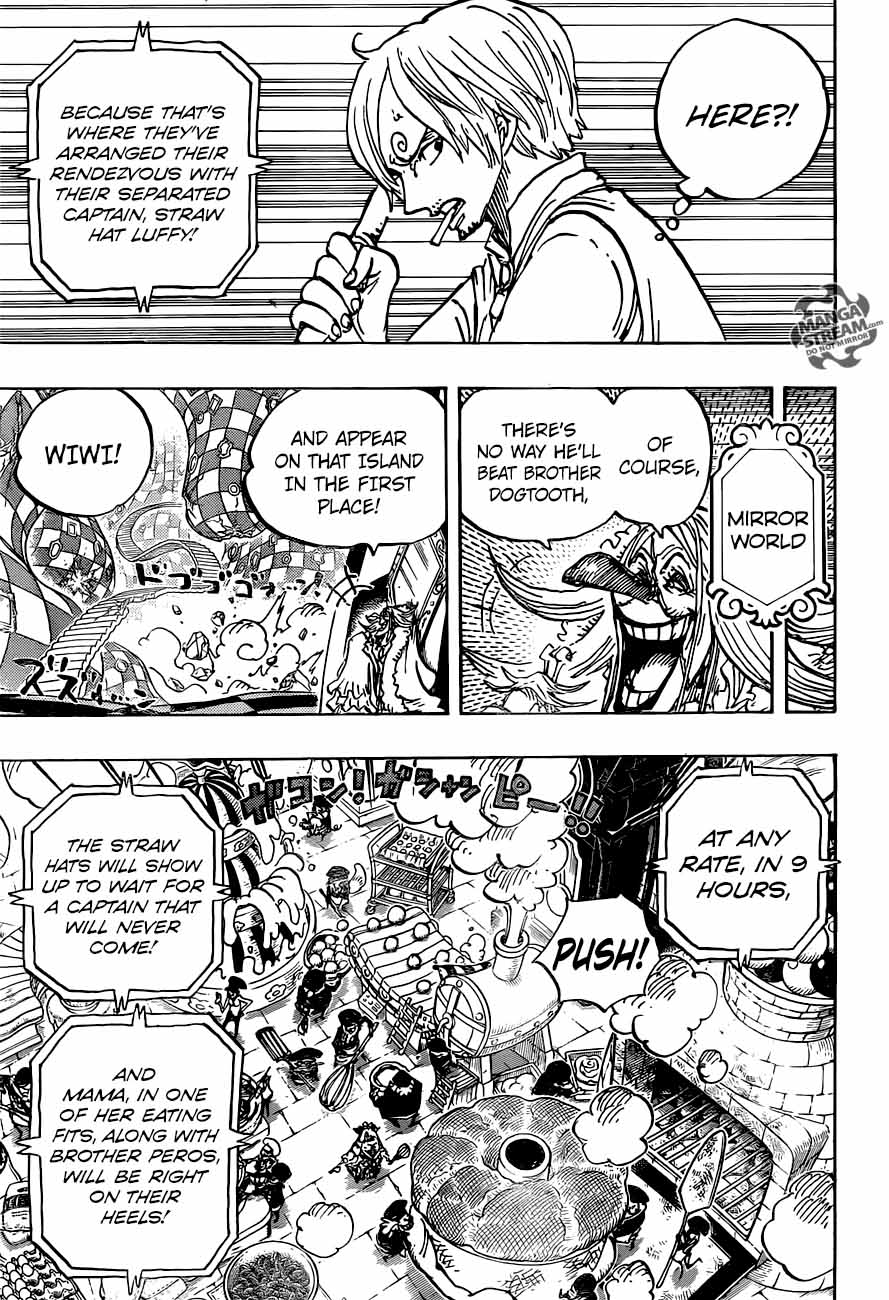 One Piece Manga Chapter 884 page 13 - Who Is That?