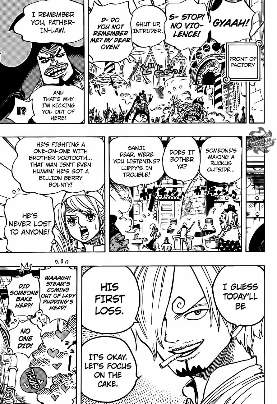 One Piece Manga Chapter 884 page 15 - Who Is That?